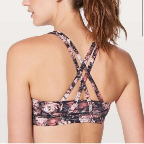 Lululemon Energy Sports Bra in Peony Multi size 4 - Picture 5 of 5